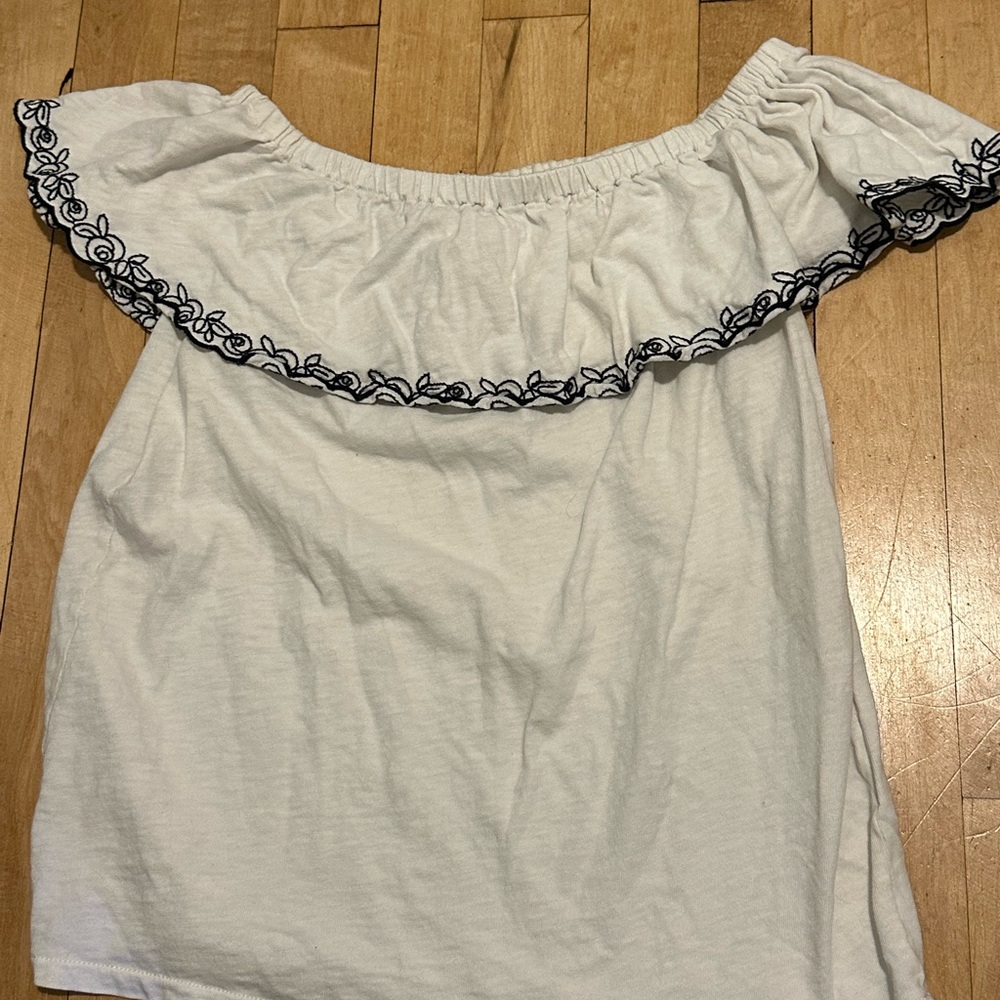 J.Crew cold shoulder top